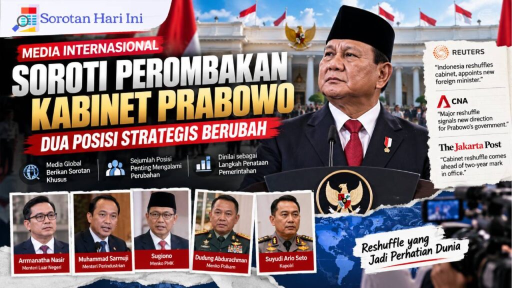 Media Internasional Soroti Perombakan Kabinet Prabowo, Posisi Strategis Berubah