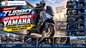 Nmax Turbo Jadi Skutik Andalan Yamaha, Performa dan Teknologi Makin Lengkap