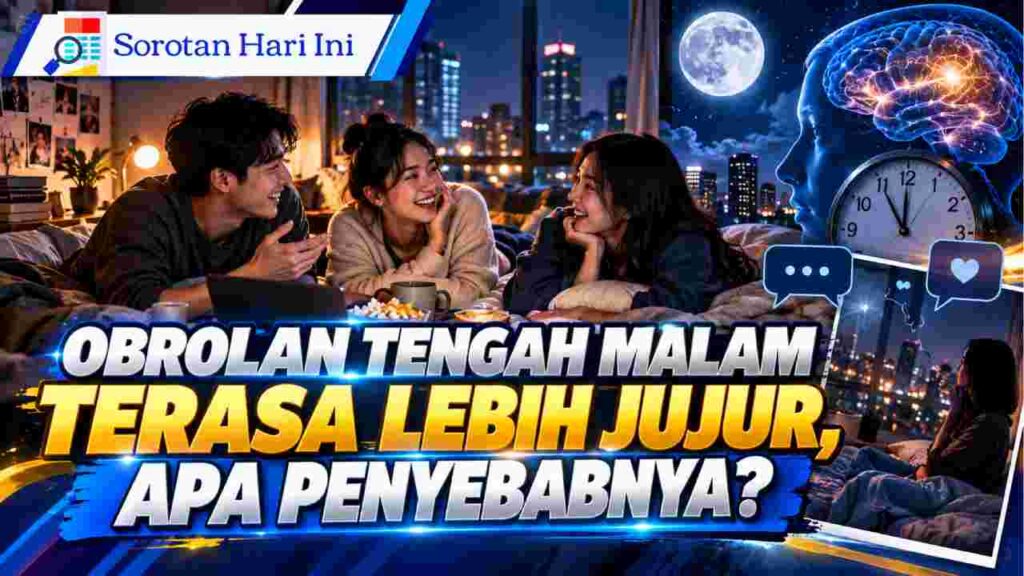 Obrolan Tengah Malam Terasa Lebih Jujur, Apa Penyebabnya?