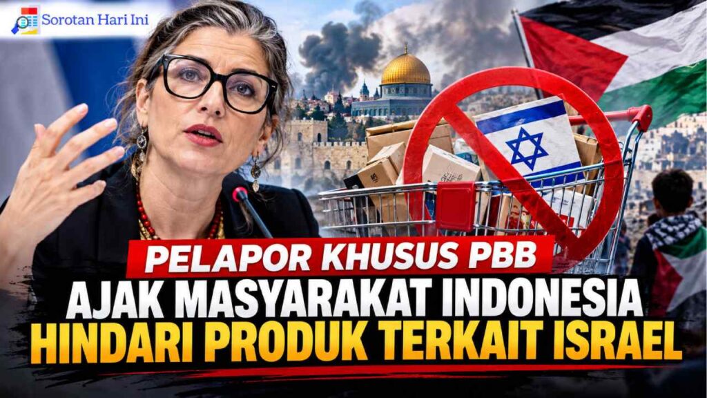 Pelapor Khusus PBB Ajak Masyarakat Indonesia Hindari Produk Terkait Israel