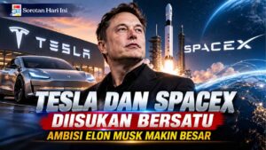 Tesla dan SpaceX Diisukan Bersatu, Ambisi Elon Musk Makin Besar