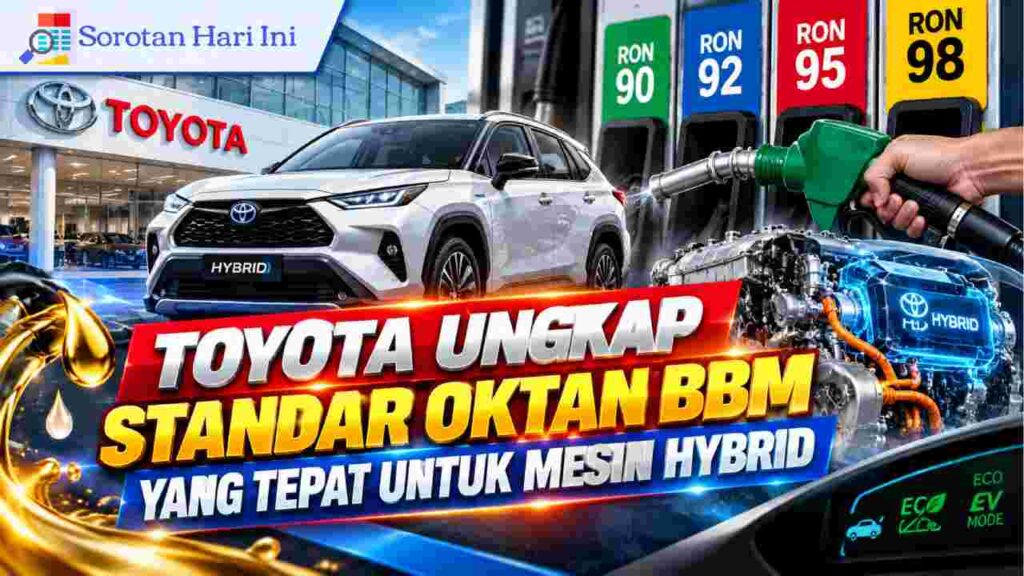 Toyota Ungkap Standar Oktan BBM yang Tepat untuk Mesin Hybrid
