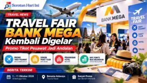 Travel Fair Bank Mega Kembali Digelar, Promo Tiket Pesawat Jadi Andalan