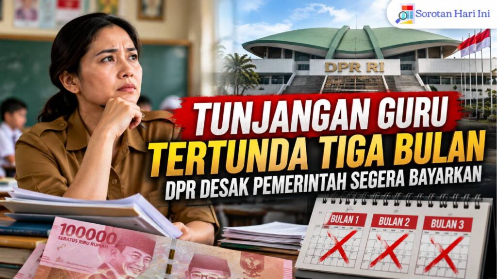 Tunjangan Guru Tertunda Tiga Bulan, DPR Desak Pemerintah Segera Bayarkan